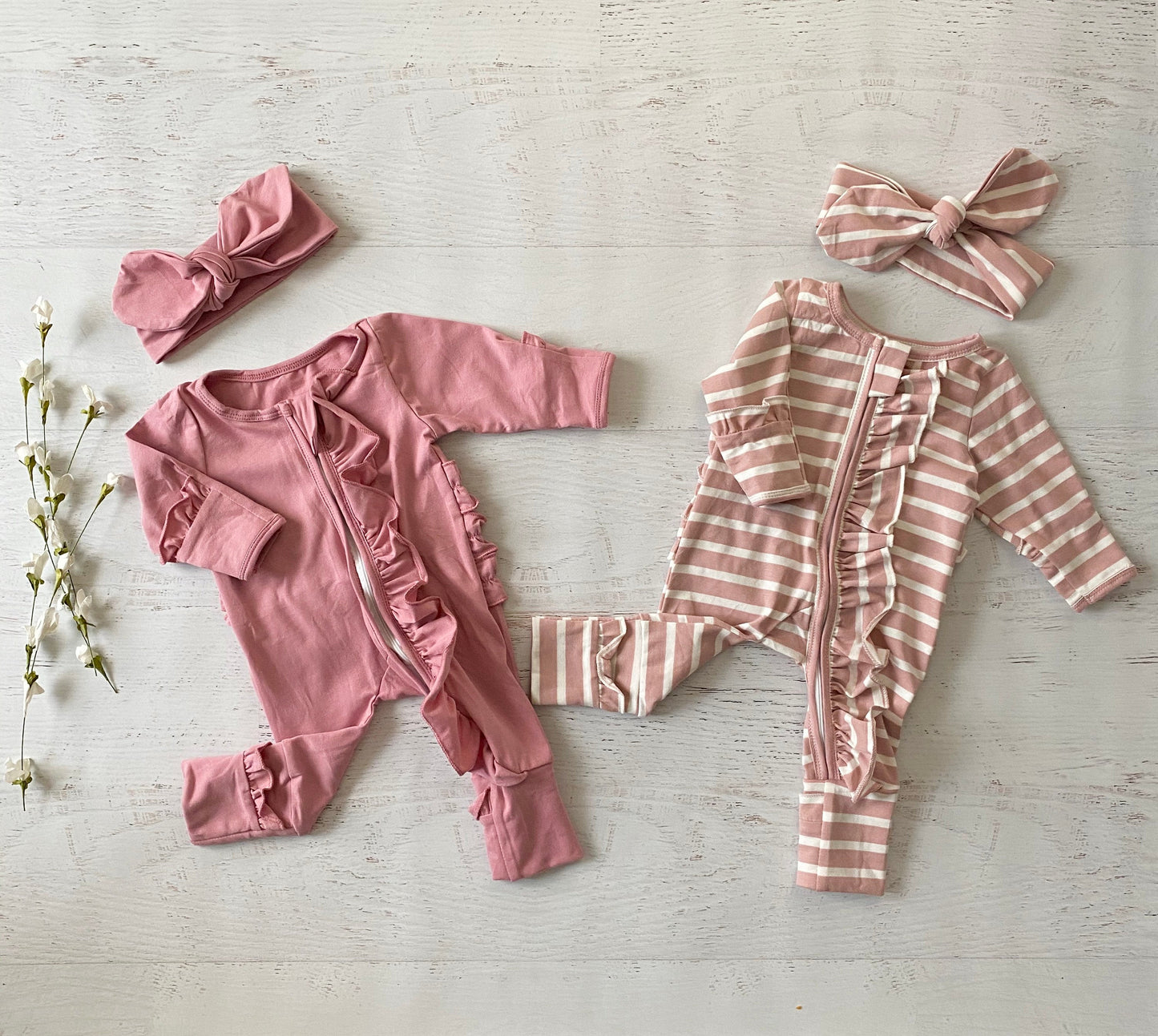 Dusty pink romper