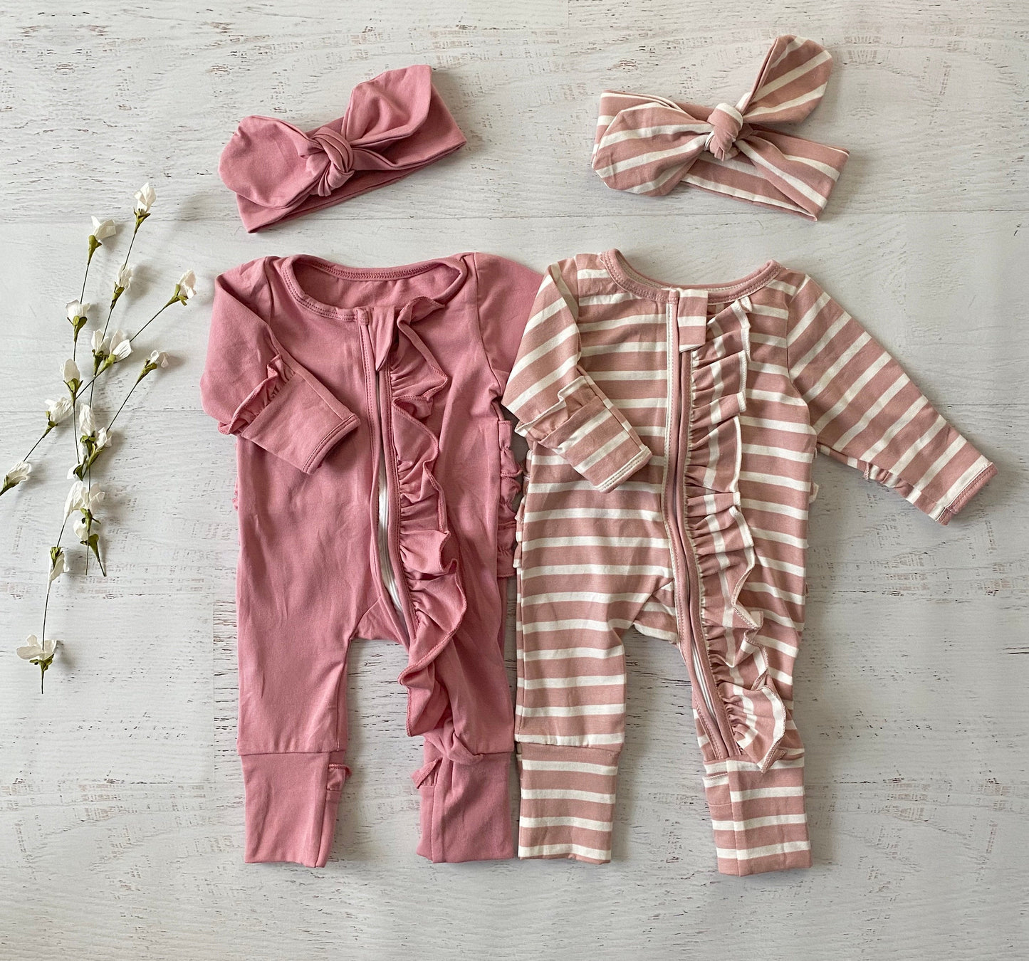 Dusty pink romper