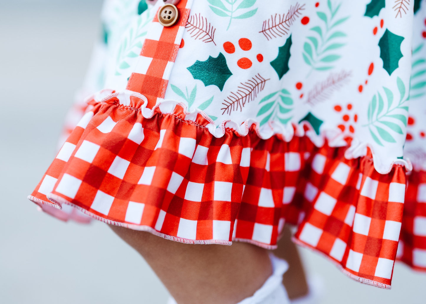 christmas holly berry dress