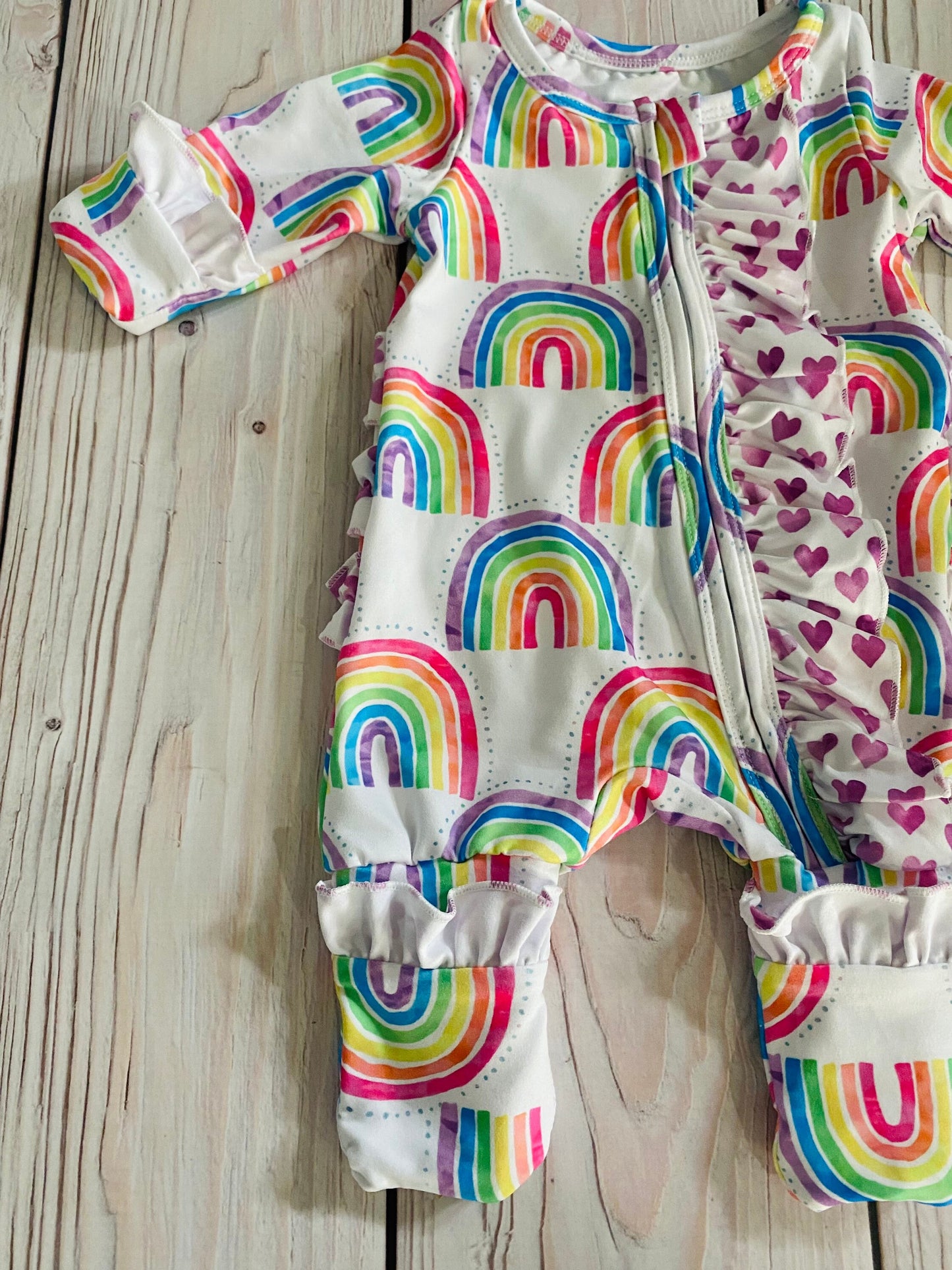 Rainbow Baby Footies