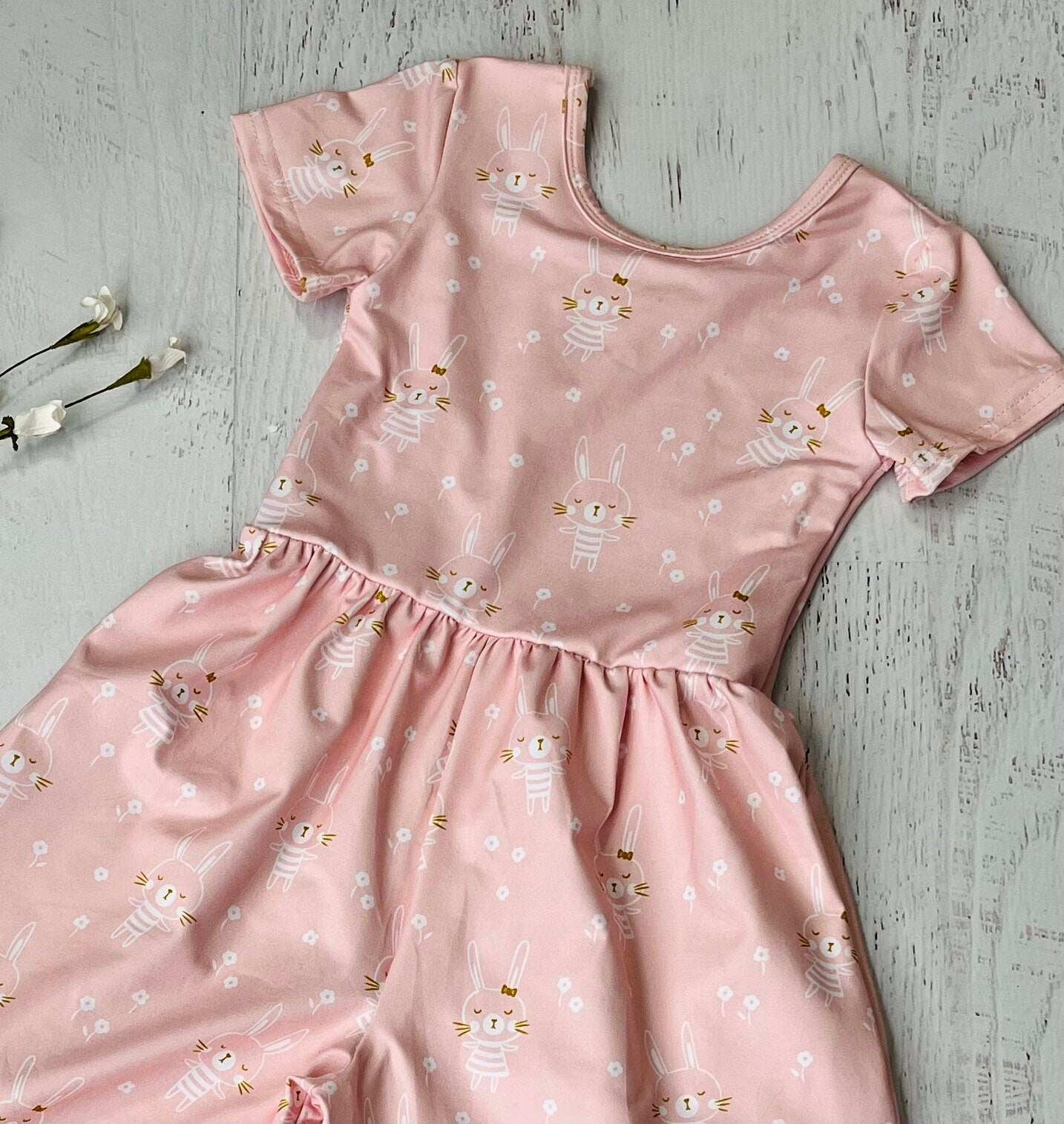 Girls Easter romper