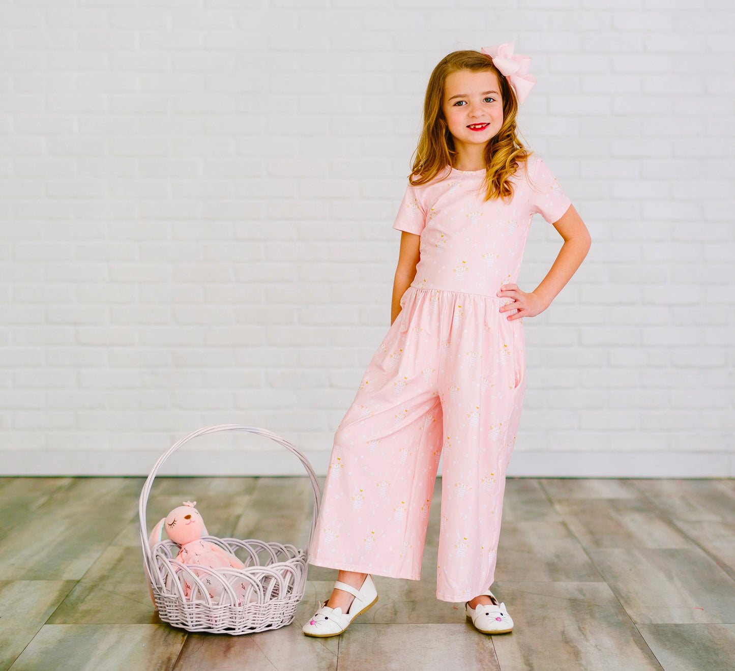 Girls Easter romper