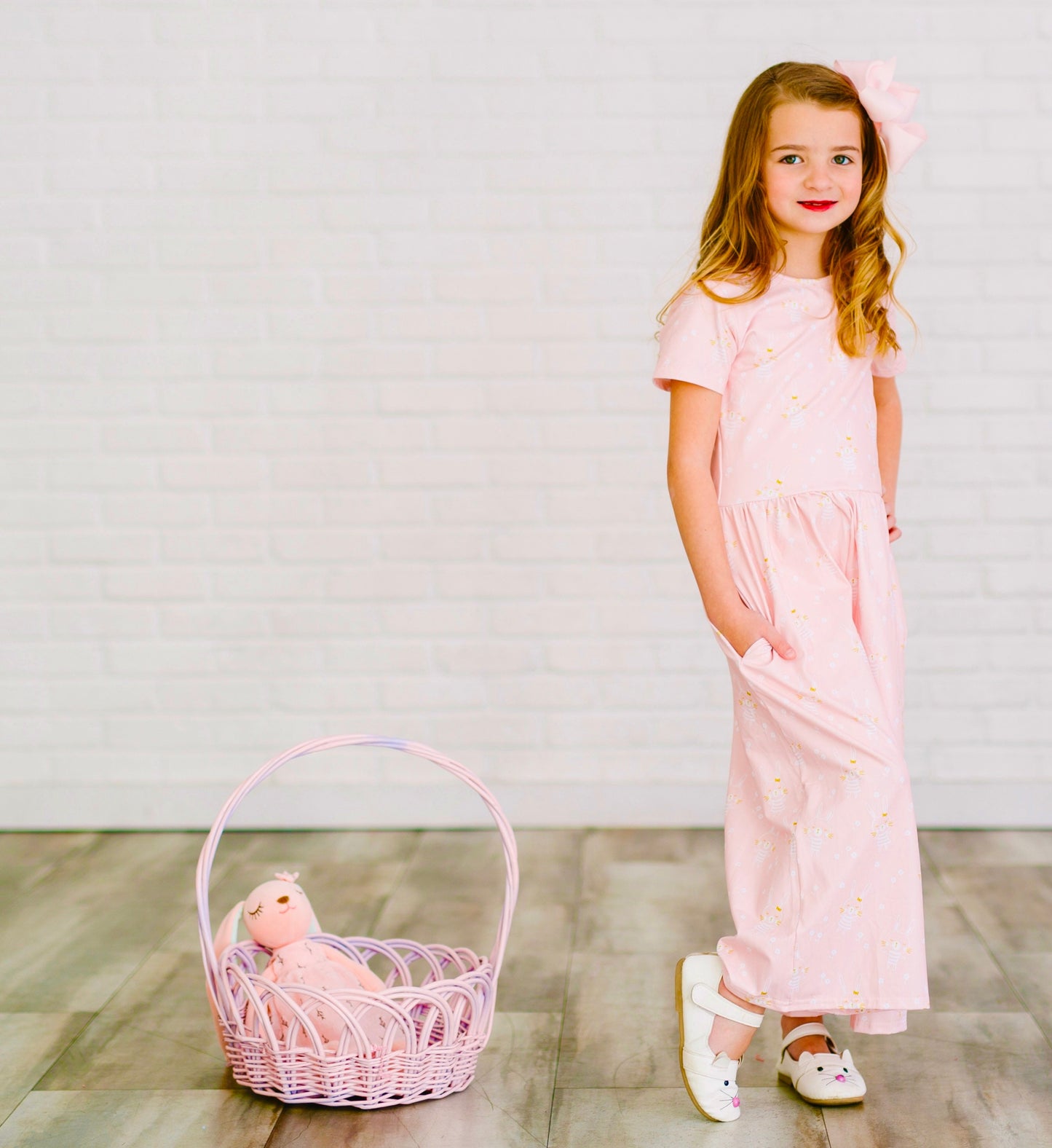 Girls Easter romper