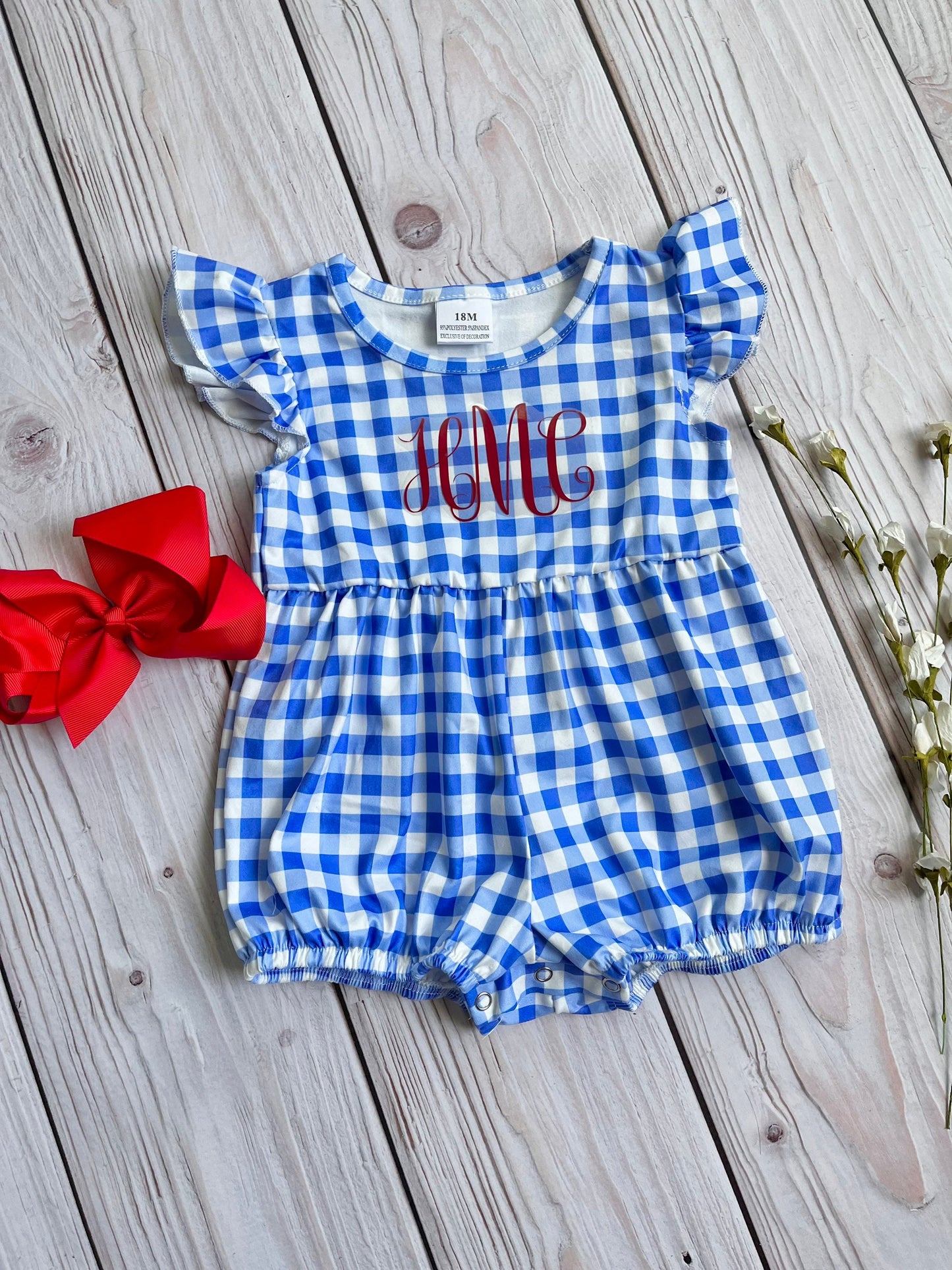 4th of July bubble romper