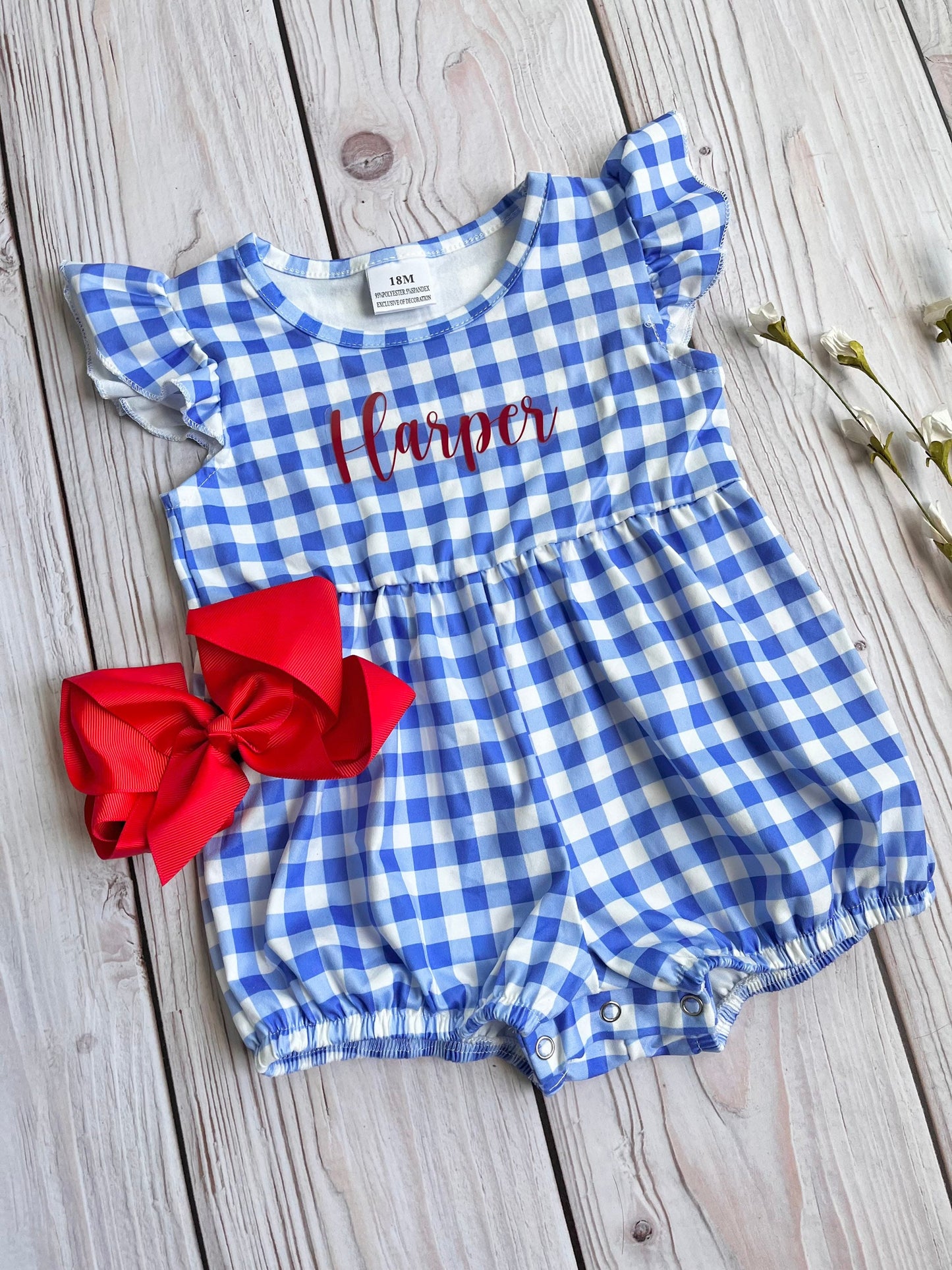 4th of July bubble romper