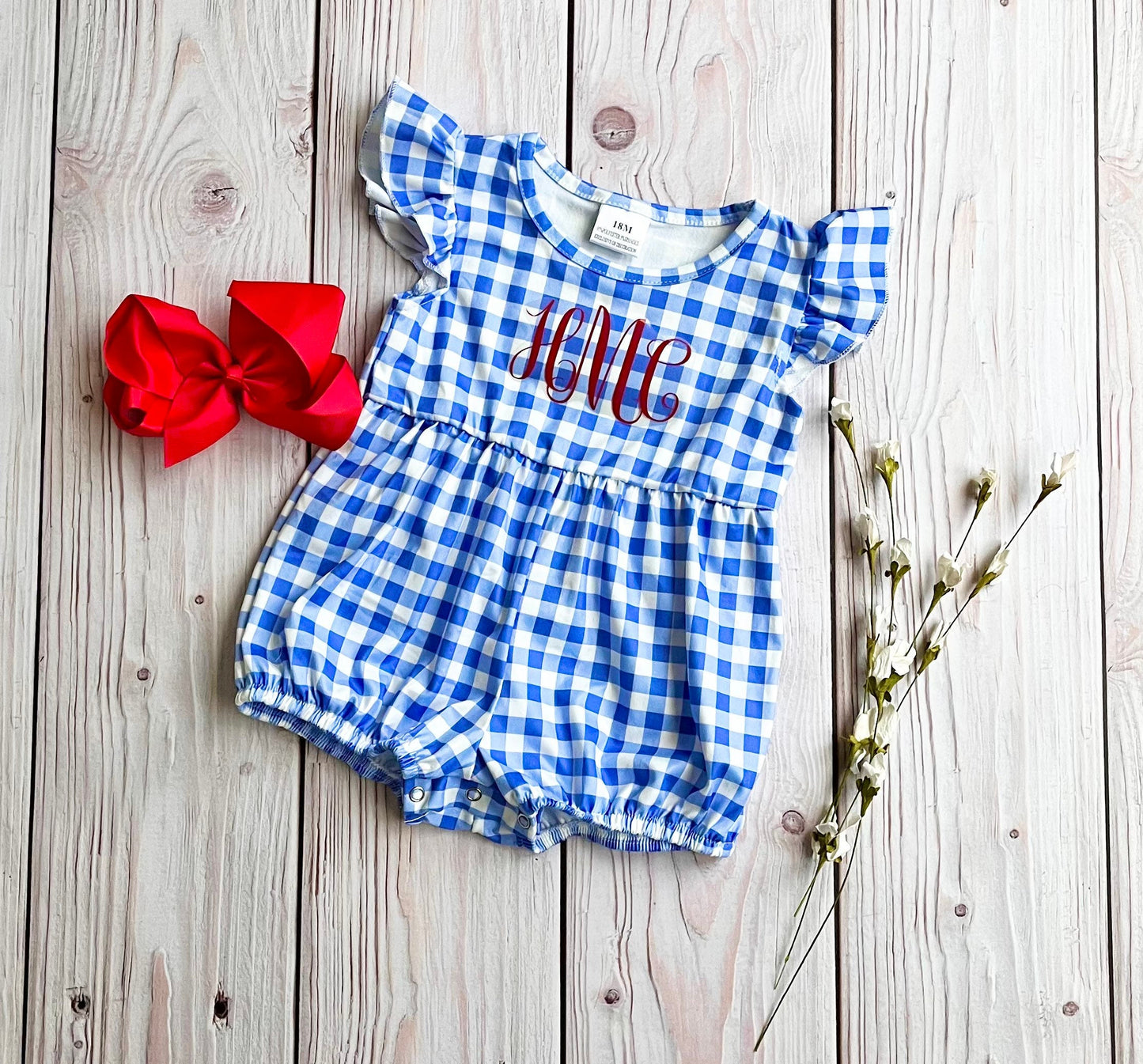 4th of July bubble romper