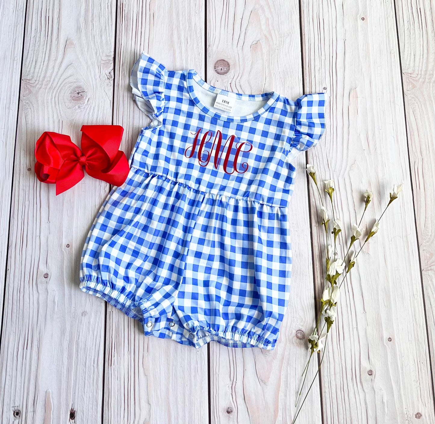 4th of July bubble romper